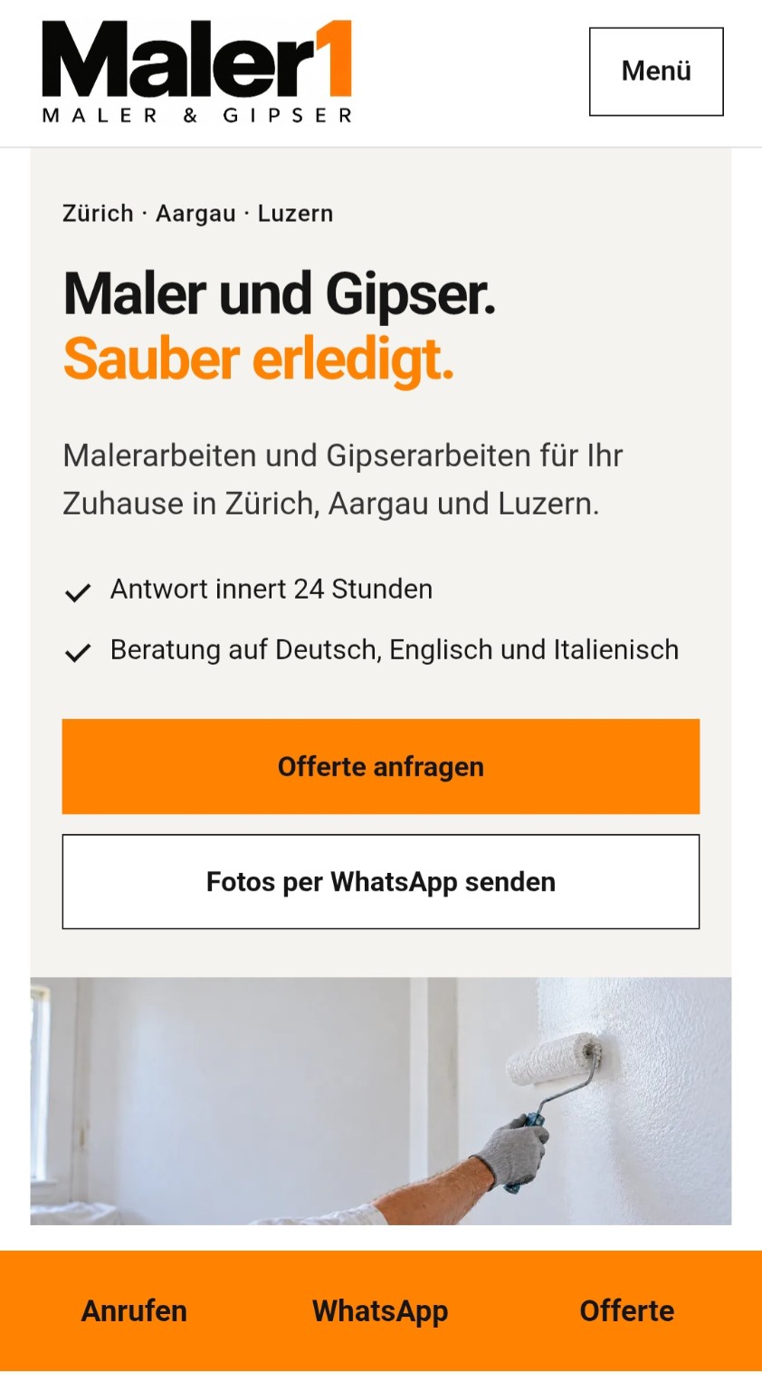 Startseite von Maler1