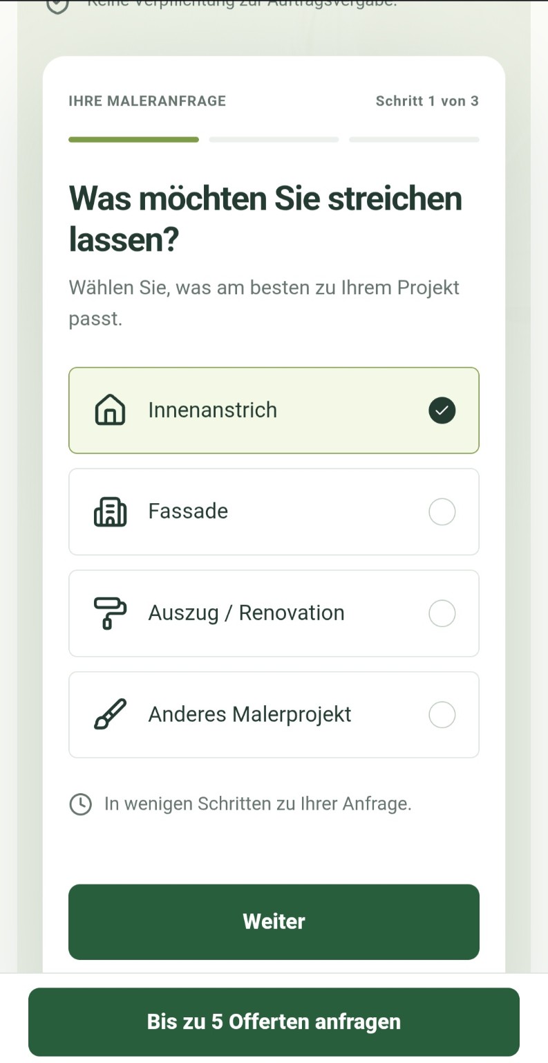 Startseite von MalerForYou